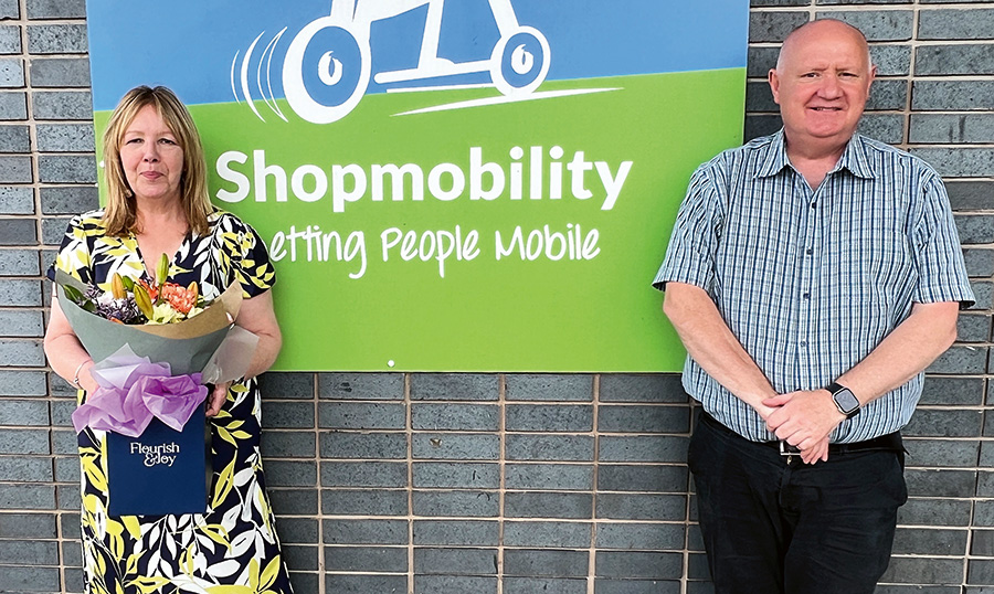 Michelle Hollindrake with Mark Wynn from HMR Circle