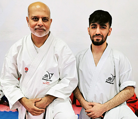 Sensei Irfan Ansari and Huseyn Mikayilov