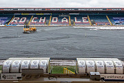 Crown Oil Arena pitch rebuild