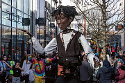 Carnival parade led by local performers from Global Grooves and the Nigeria Community Association